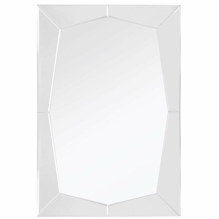 CAMDEN ISLE 24 x 36 in. Queen Etched Beveled Bathroom & Vanity Mirror 86304
